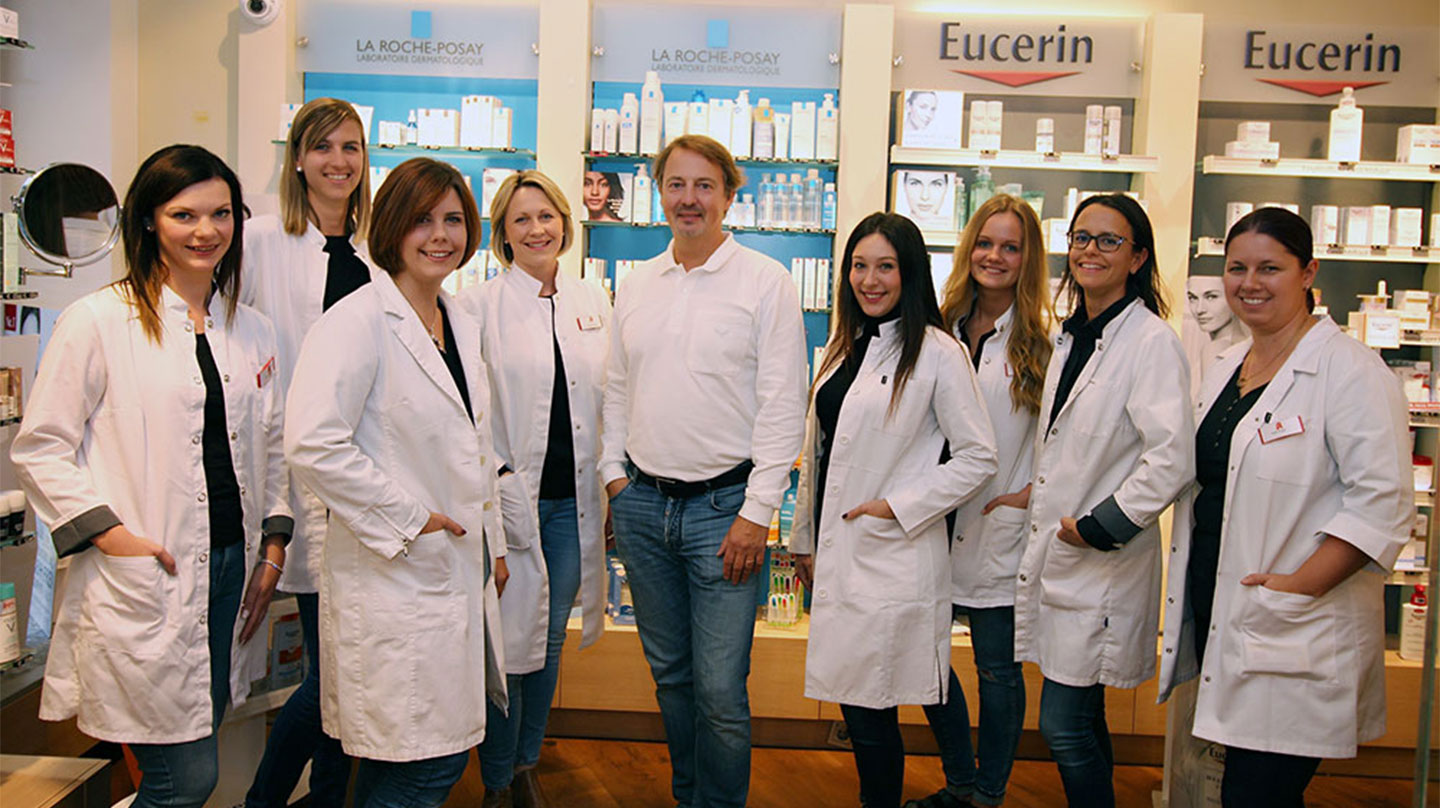Zwei Apotheken wachsen zusammen: engel & margarethen Team Margarethen Apotheke
